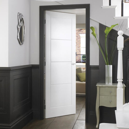 4 Panel Interior Moulded Ladder Style Fire Door