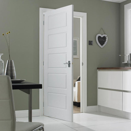 5 Panel Interior Moulded Ladder Style Fire Door