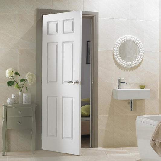 6 Panel Interior Moulded Fire Door