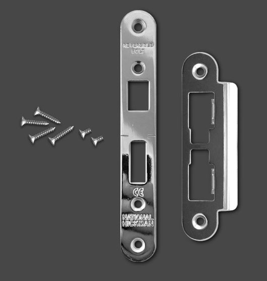 Bathroom Latch Keep Set (chrome)