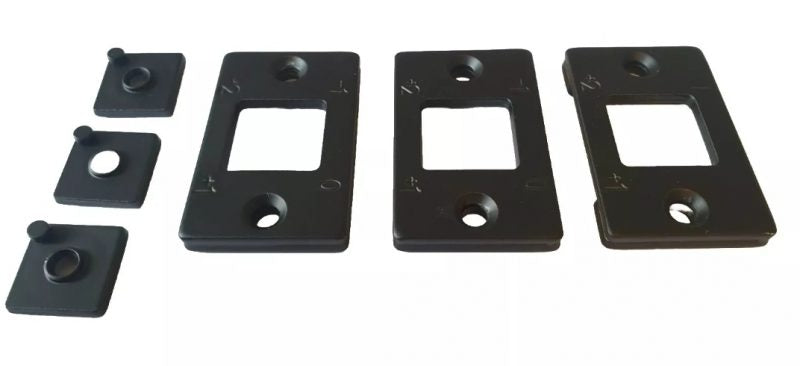 Alternative to National Hickman 35mm Black matt finish hinge set for 1 door