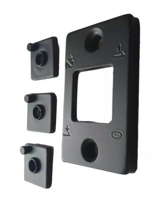 Alternative to National Hickman 35mm Black matt finish hinge set for 1 door
