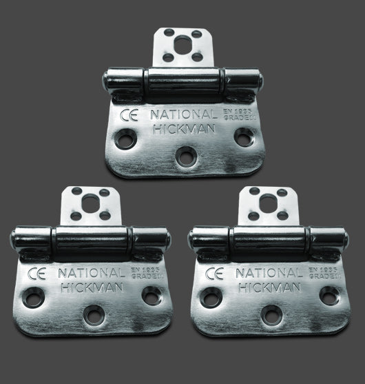 Male Hinge (chrome finish) Set of 3