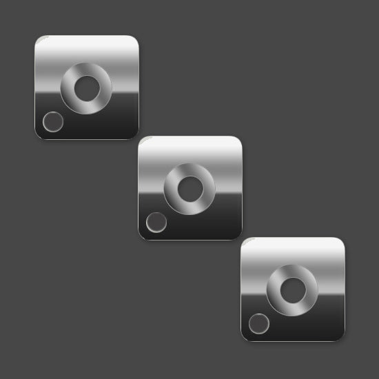 Chrome Door Adjuster Pack of 3