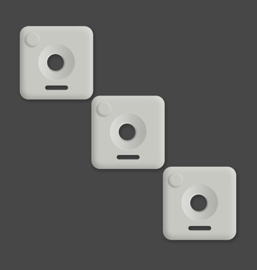 White Door Adjuster (nylon) Pack of 3
