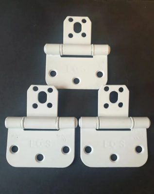 *Multibuy special* Alternative to National Hickman 35mm White hinge set for 9 doors